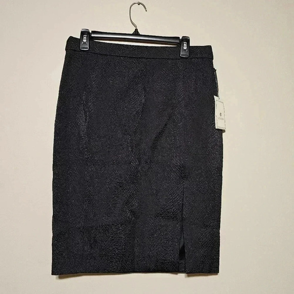 Altuzarra for Target Womens Size 12 Pencil Skirt Black Textured Lined Slit NWT - Picture 1 of 8